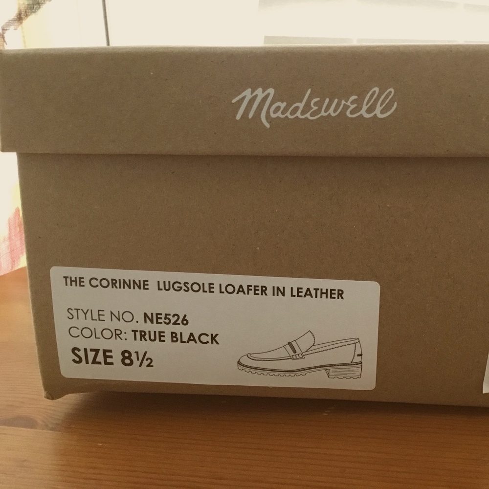 Madewell The Corinne Lugsole Loafer, Size 8.5